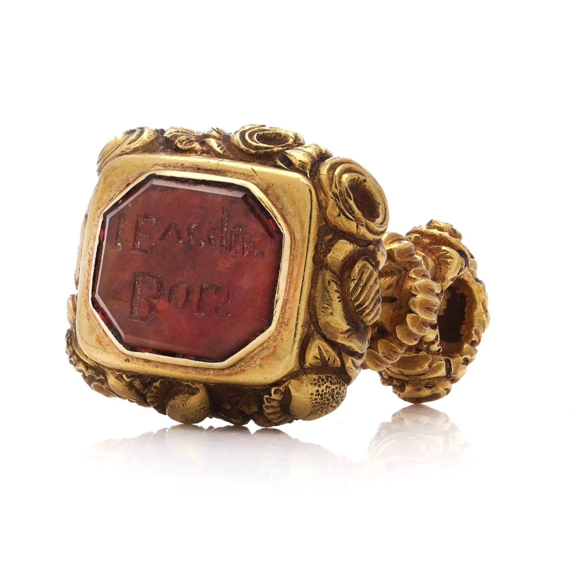 Carnelian Intaglio Seal Fob Mozeris Fine Antiques